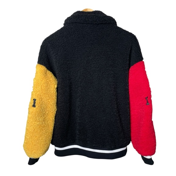 Azalea Wang Pick A Vowel Teddy Varsity Bomber Jacket Medium RARE - Picture 6 of 15